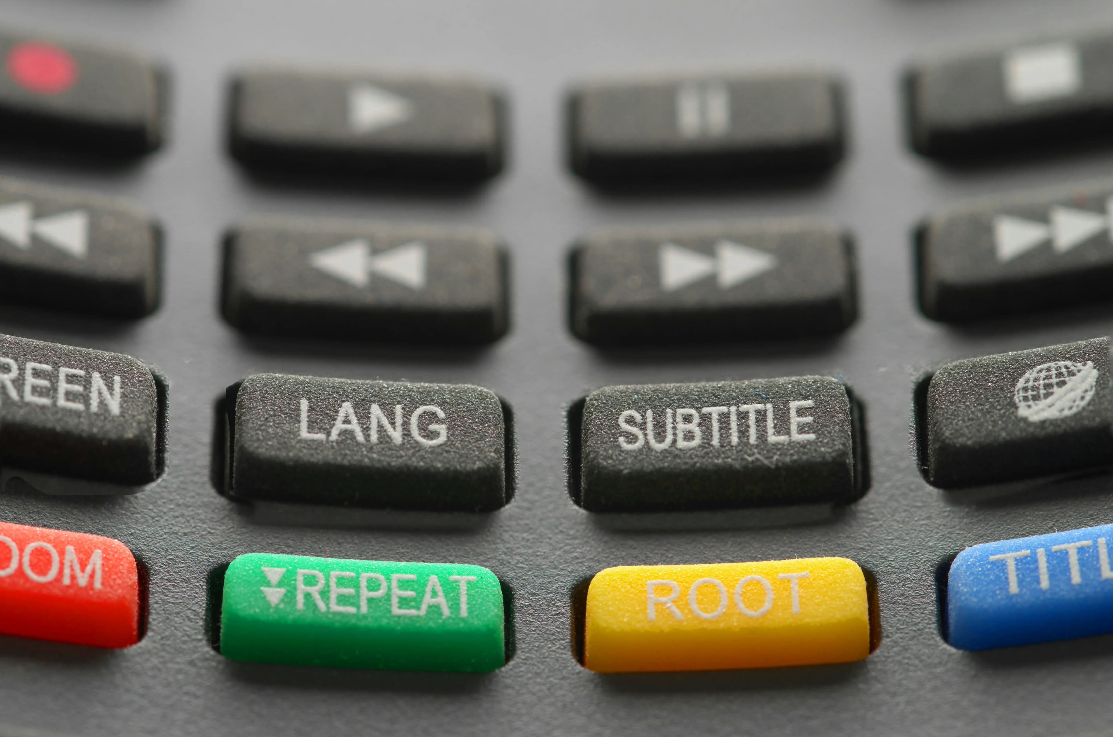 IPTV EPG guide on a television screen
